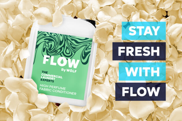 Flow commercial laundry detergents from Brewer and Bunney